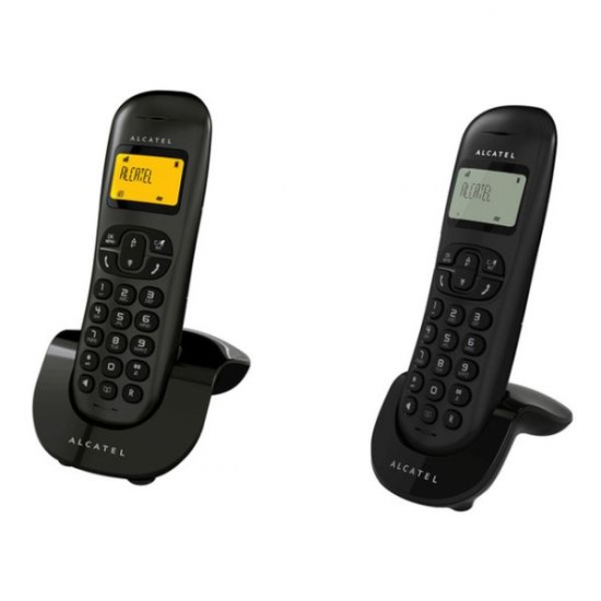 TELEFONE S/FIOS ALCATEL C250 DUO PRETO